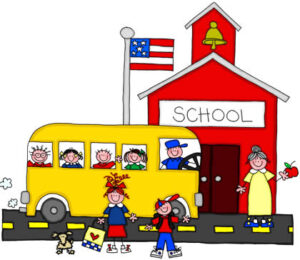 School and bus